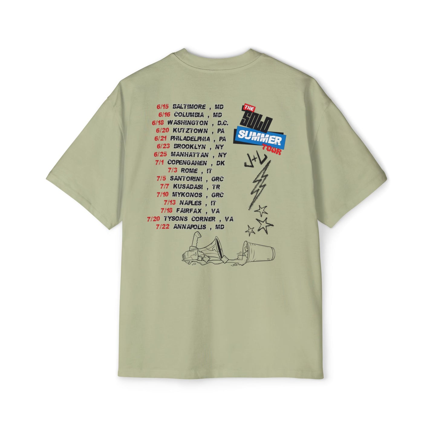 Juice & Lew 'Solo Summer Tour' Oversized Tee