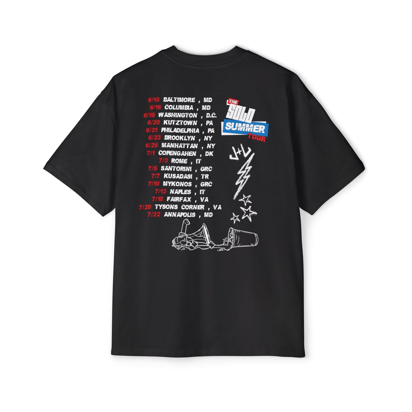 Juice & Lew 'Solo Summer Tour' Oversized Tee