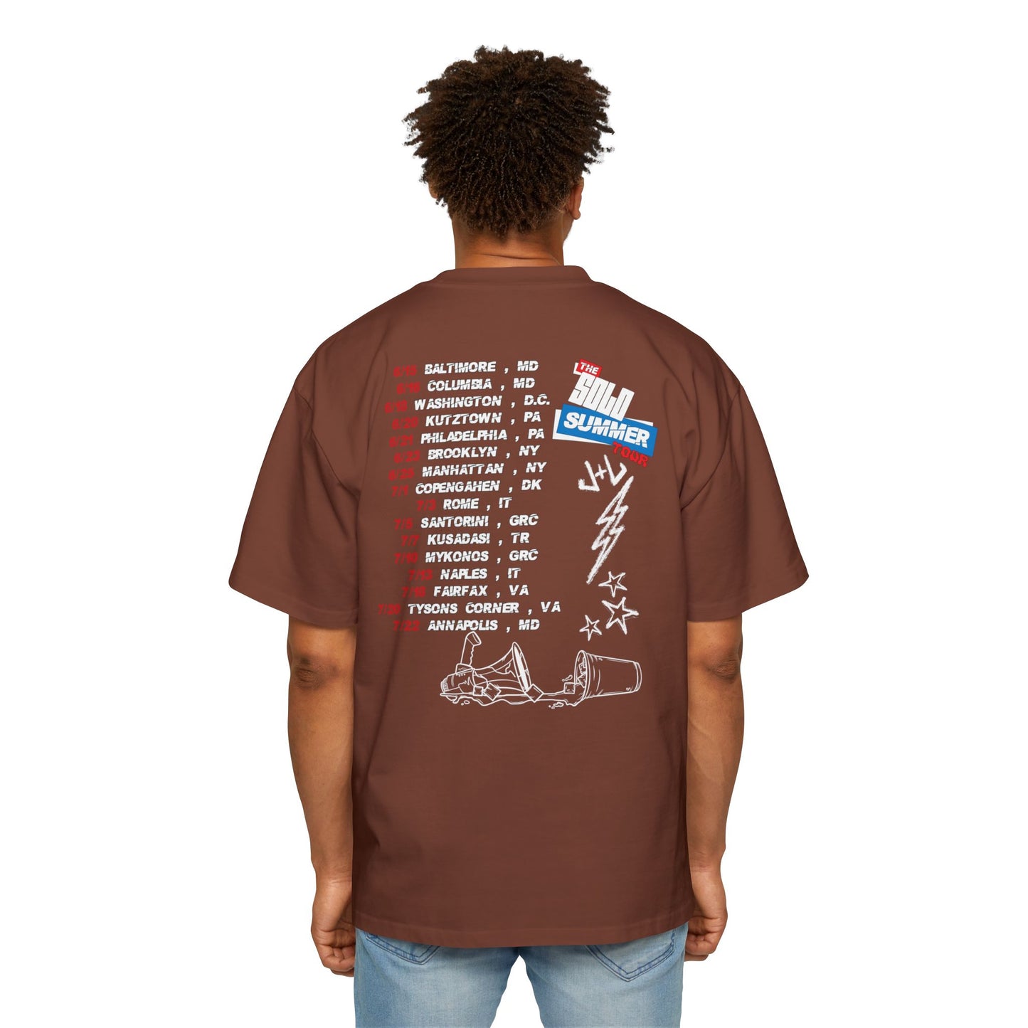 Juice & Lew 'Solo Summer Tour' Oversized Tee