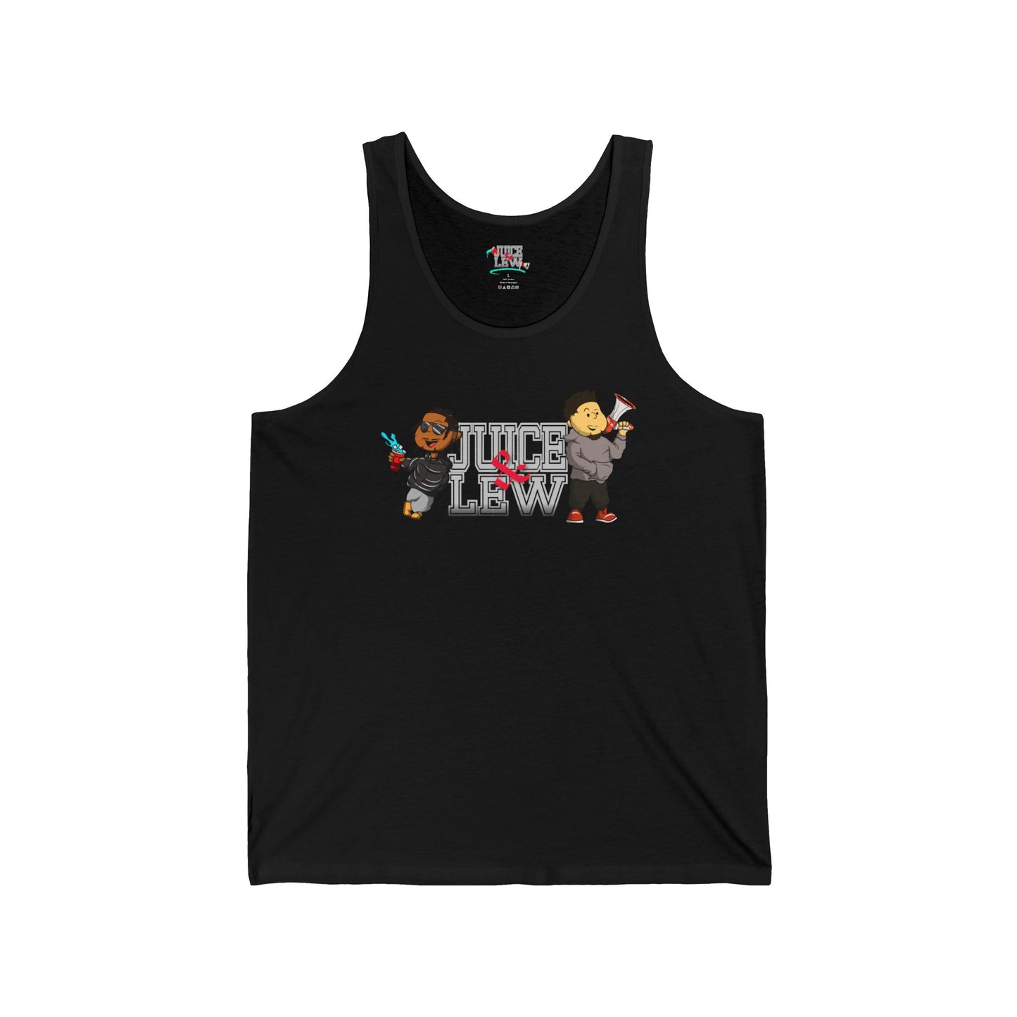 Juice & Lew Unisex Jersey Tank - Summer Vibe Graphic Tee