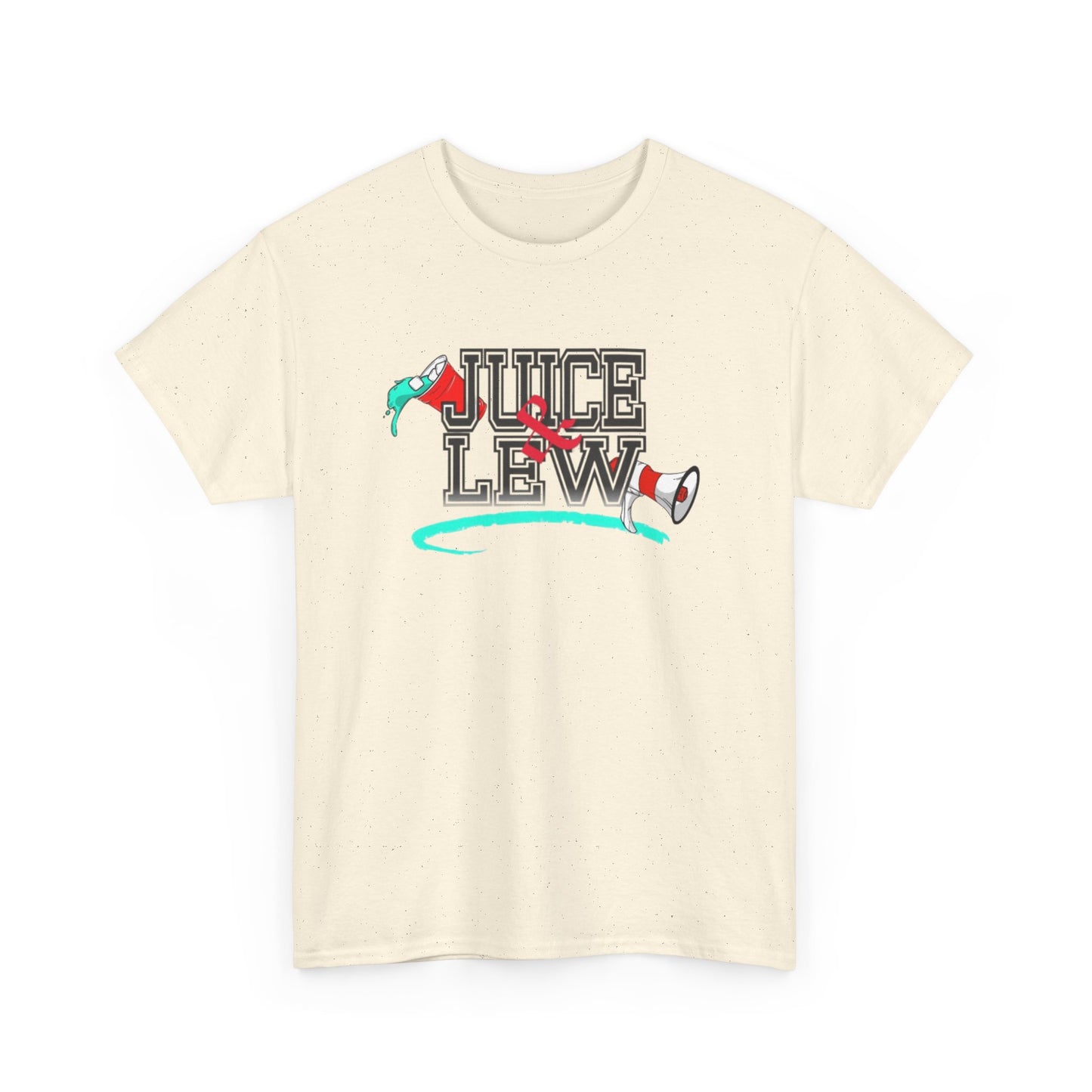The Classic Juice & Lew White and Black Tee: Bold. Simple, Essential.