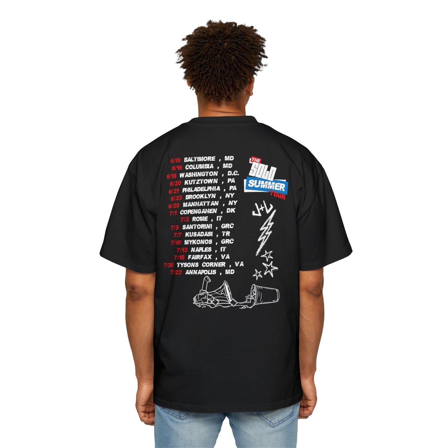 Juice & Lew 'Solo Summer Tour' Oversized Tee