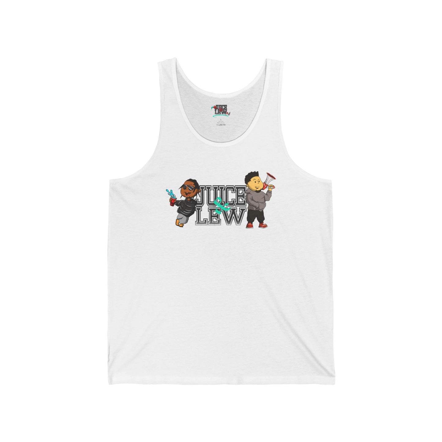Juice & Lew Unisex Jersey Tank - Summer Vibe Graphic Tee