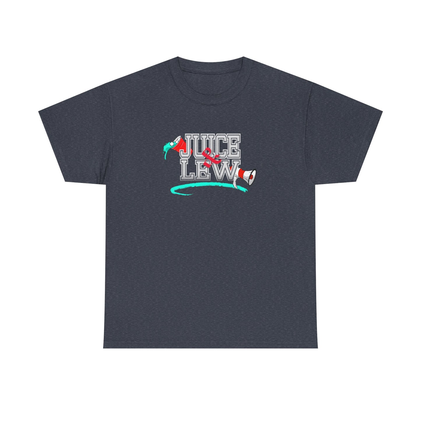 The Classic Juice & Lew White and Black Tee: Bold. Simple, Essential.