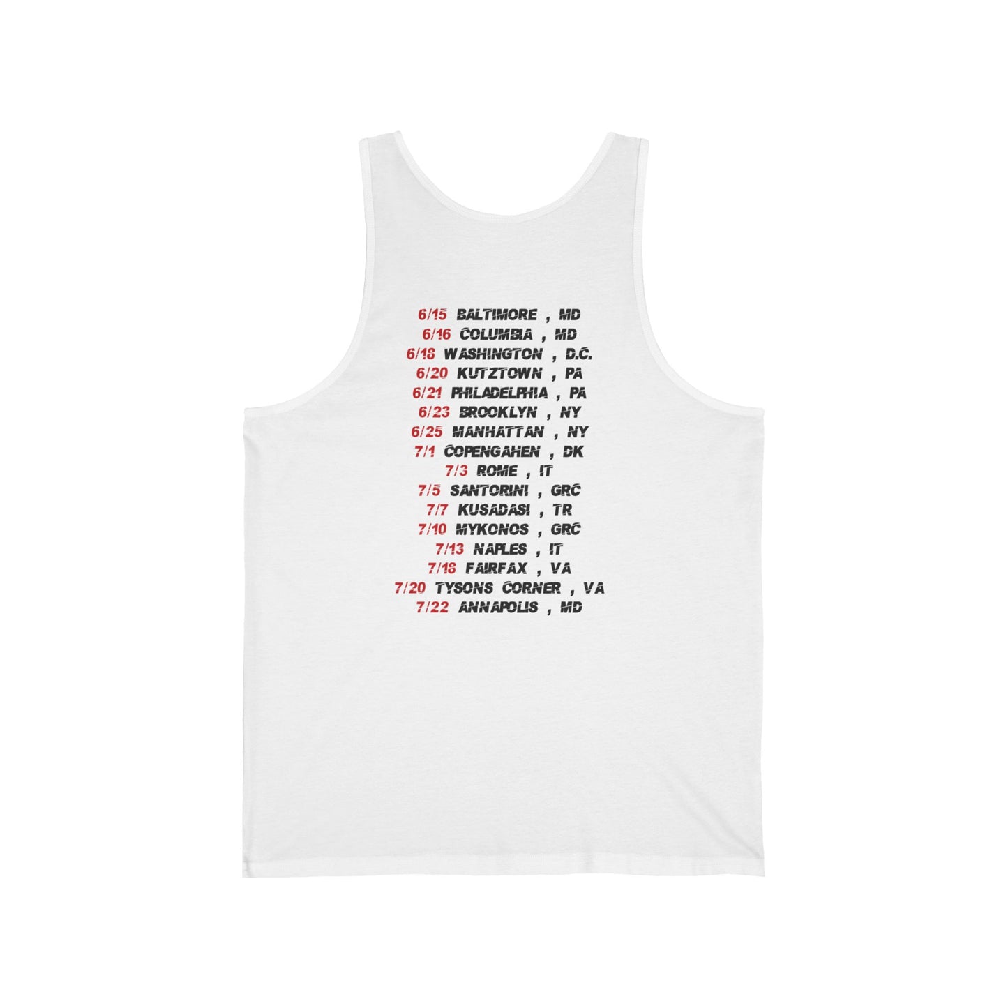 Juice & Lew 'Solo Summer Tour' Unisex Jersey Tank