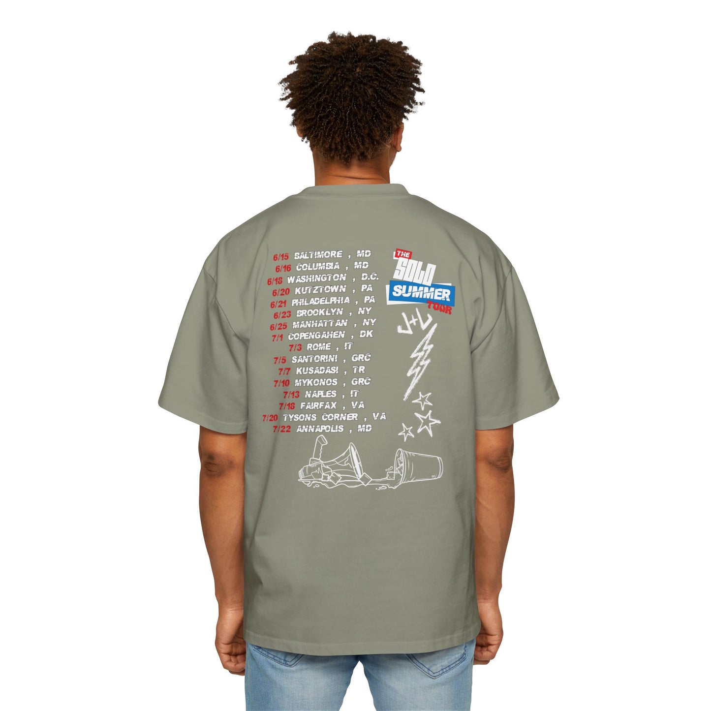 Juice & Lew 'Solo Summer Tour' Oversized Tee