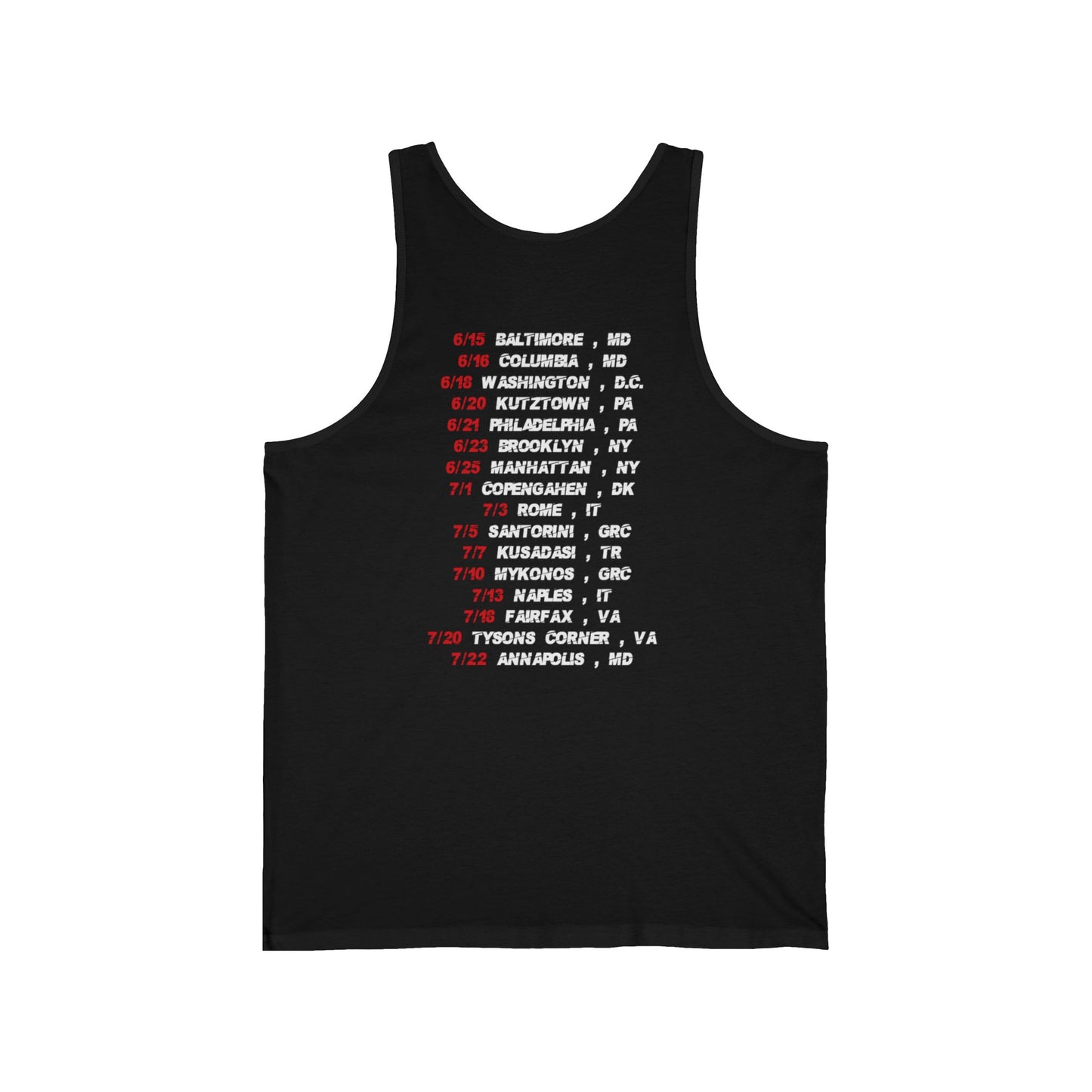 Juice & Lew 'Solo Summer Tour' Unisex Jersey Tank