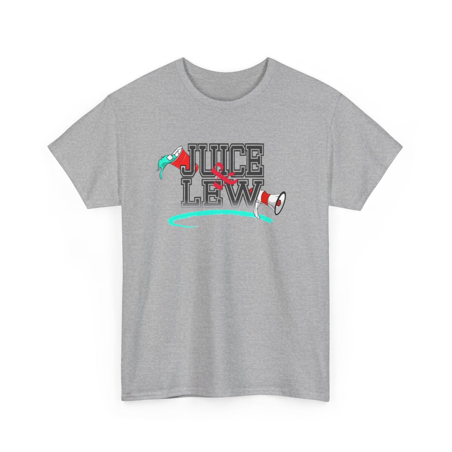 The Classic Juice & Lew White and Black Tee: Bold. Simple, Essential.