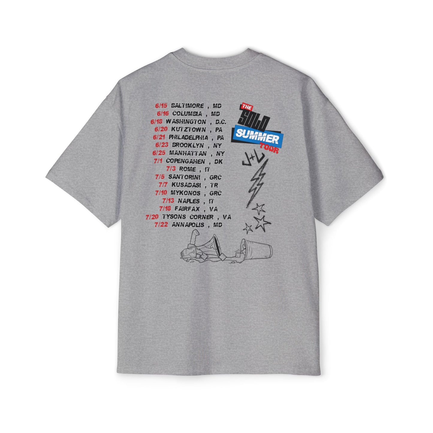 Juice & Lew 'Solo Summer Tour' Oversized Tee