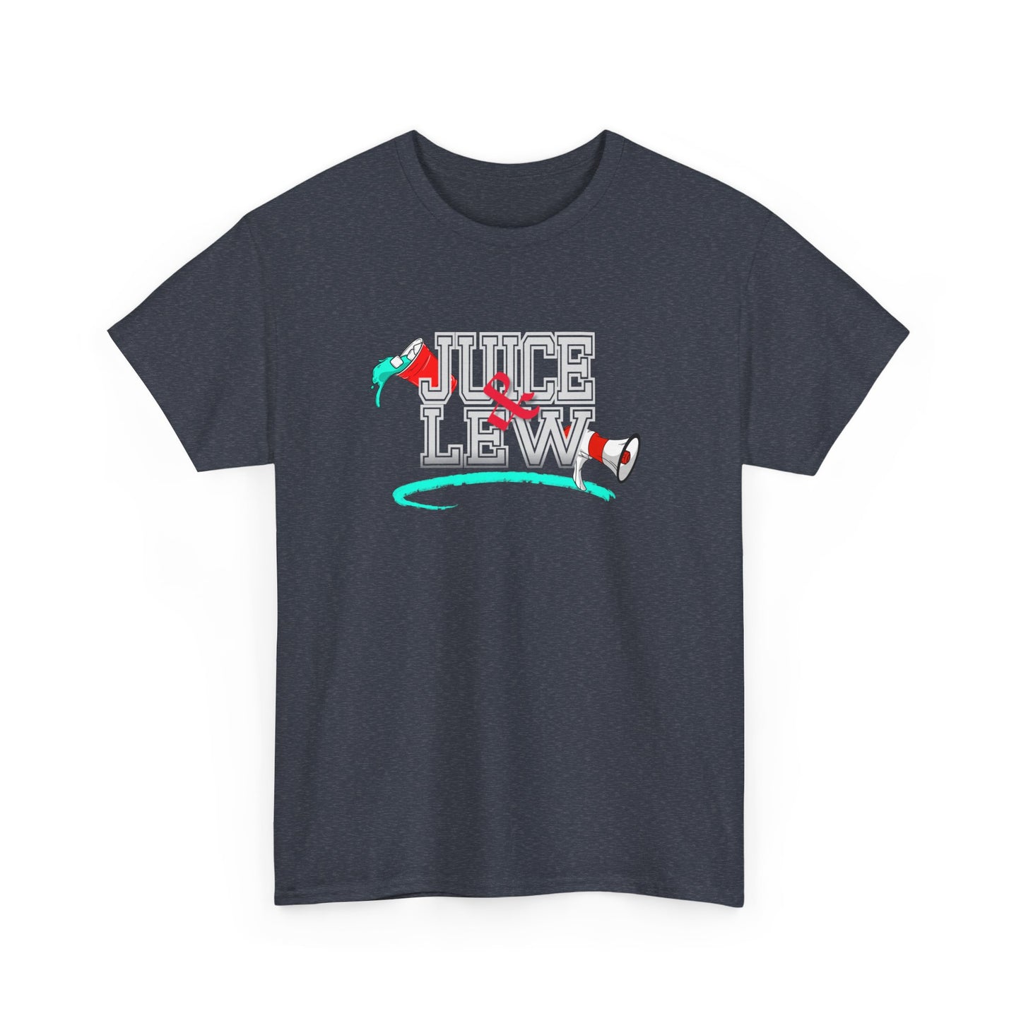 The Classic Juice & Lew White and Black Tee: Bold. Simple, Essential.