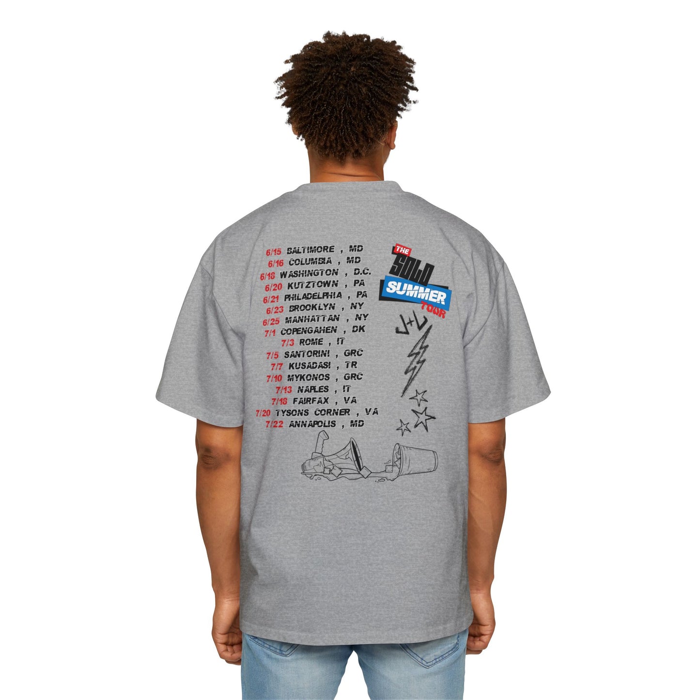 Juice & Lew 'Solo Summer Tour' Oversized Tee