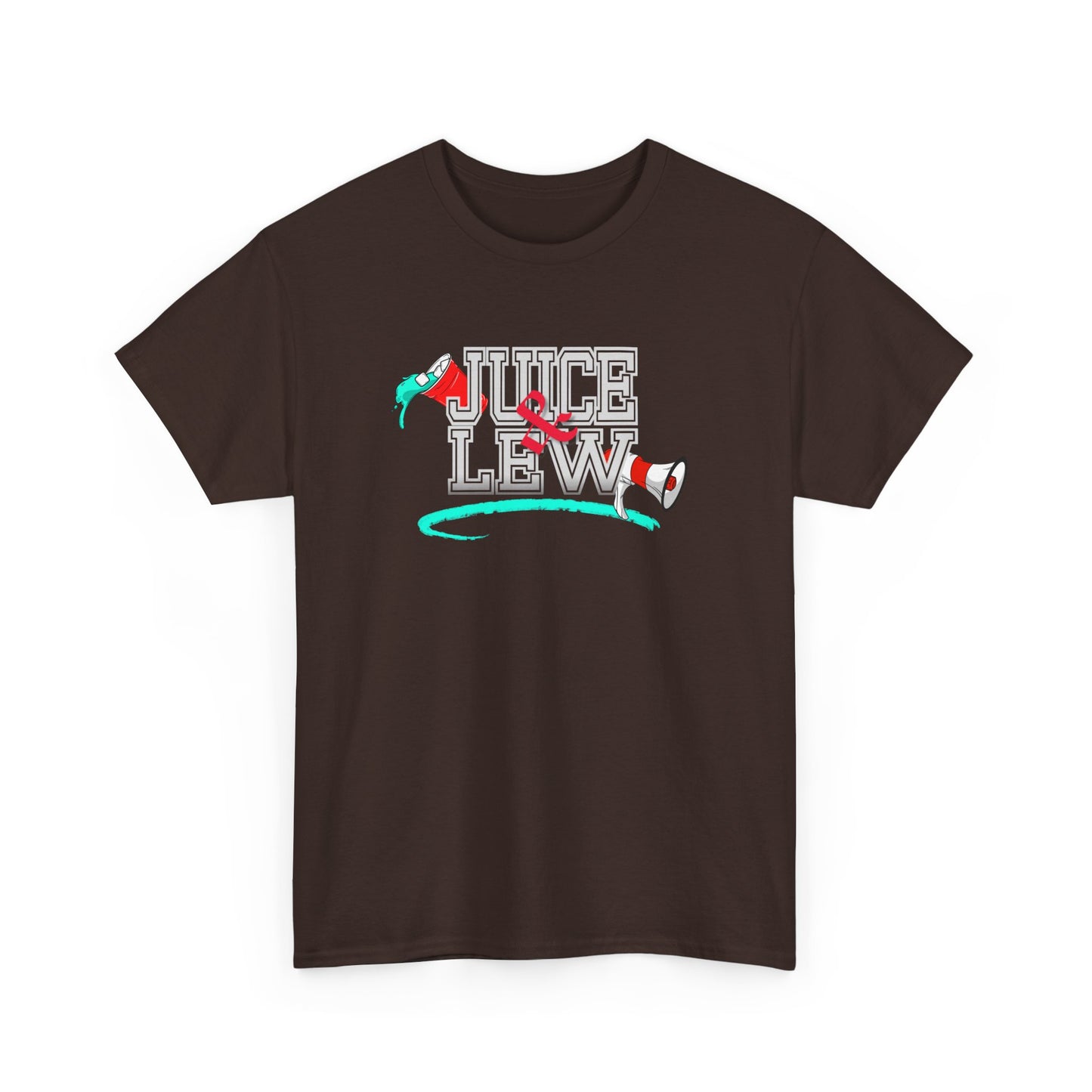 The Classic Juice & Lew White and Black Tee: Bold. Simple, Essential.