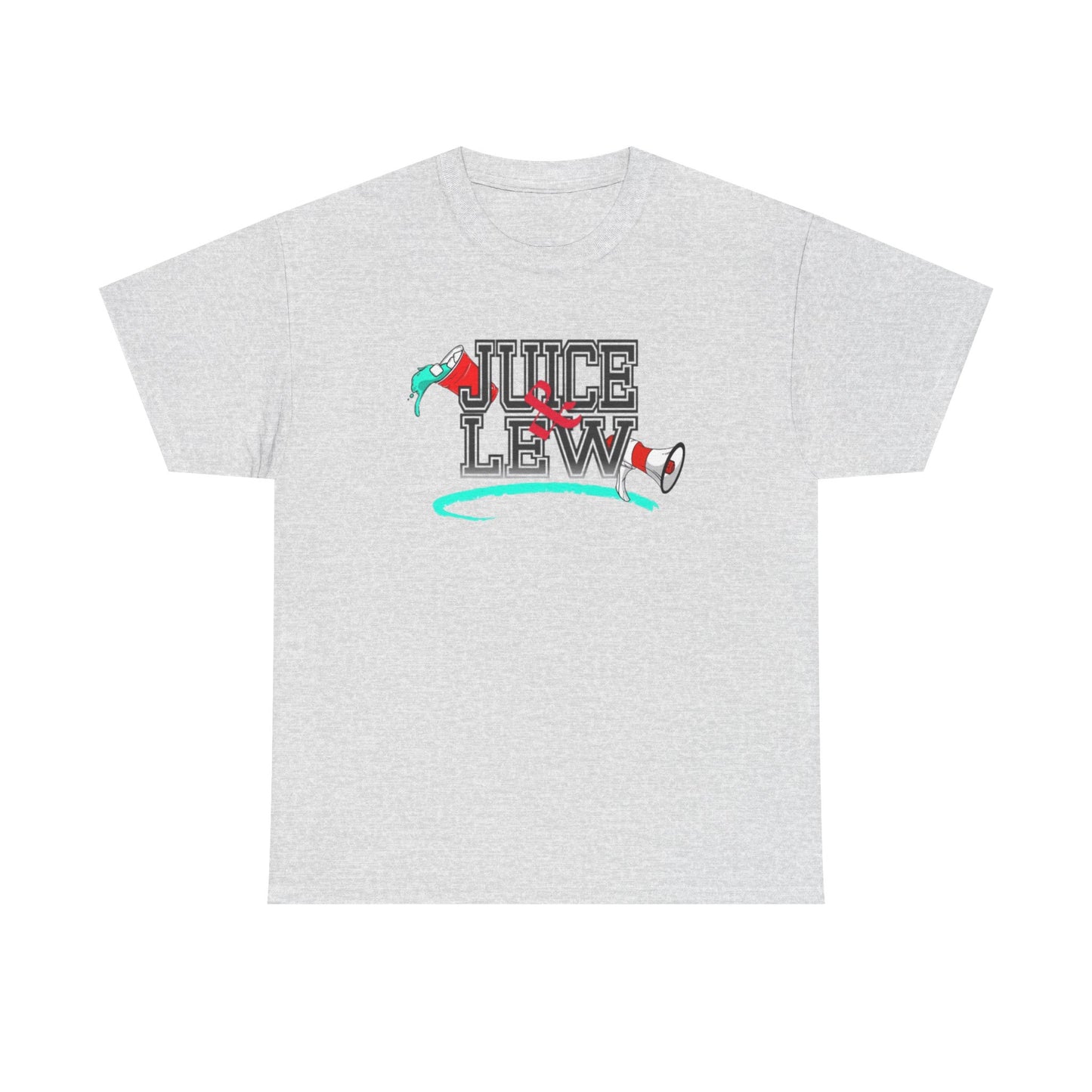 The Classic Juice & Lew White and Black Tee: Bold. Simple, Essential.