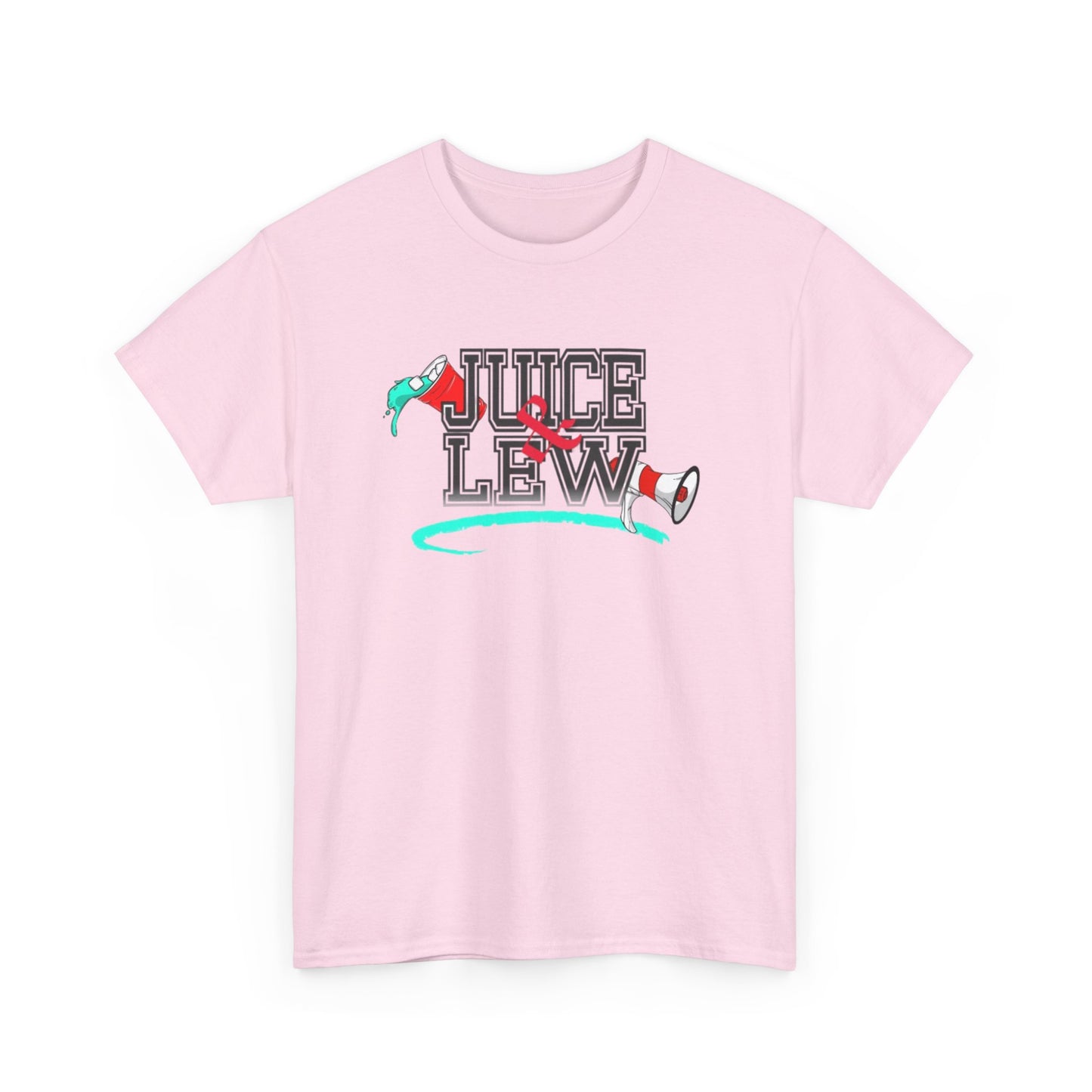 The Classic Juice & Lew White and Black Tee: Bold. Simple, Essential.