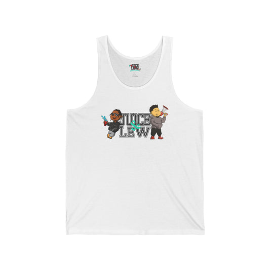 Juice & Lew Unisex Jersey Tank - Summer Vibe Graphic Tee